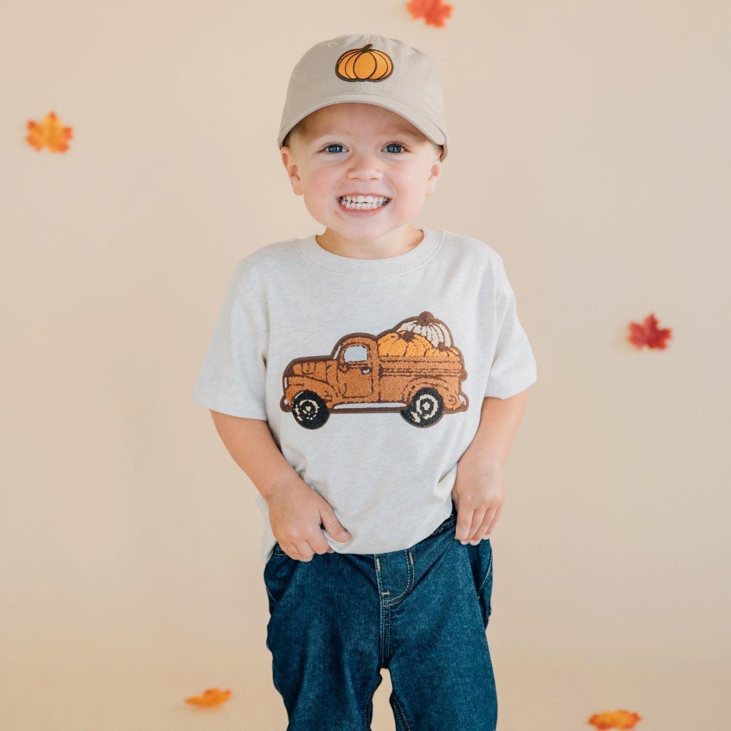 Fall Truck Patch Short Sleeve T-Shirt