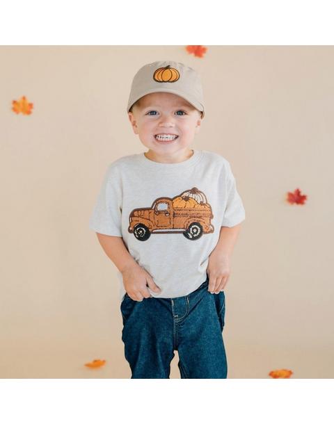 Fall Truck Patch Short Sleeve T-Shirt