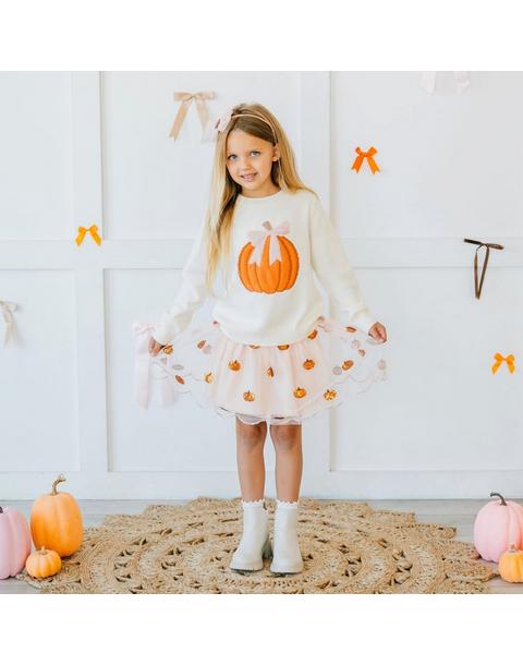 Coquette Pumpkin Sweater
