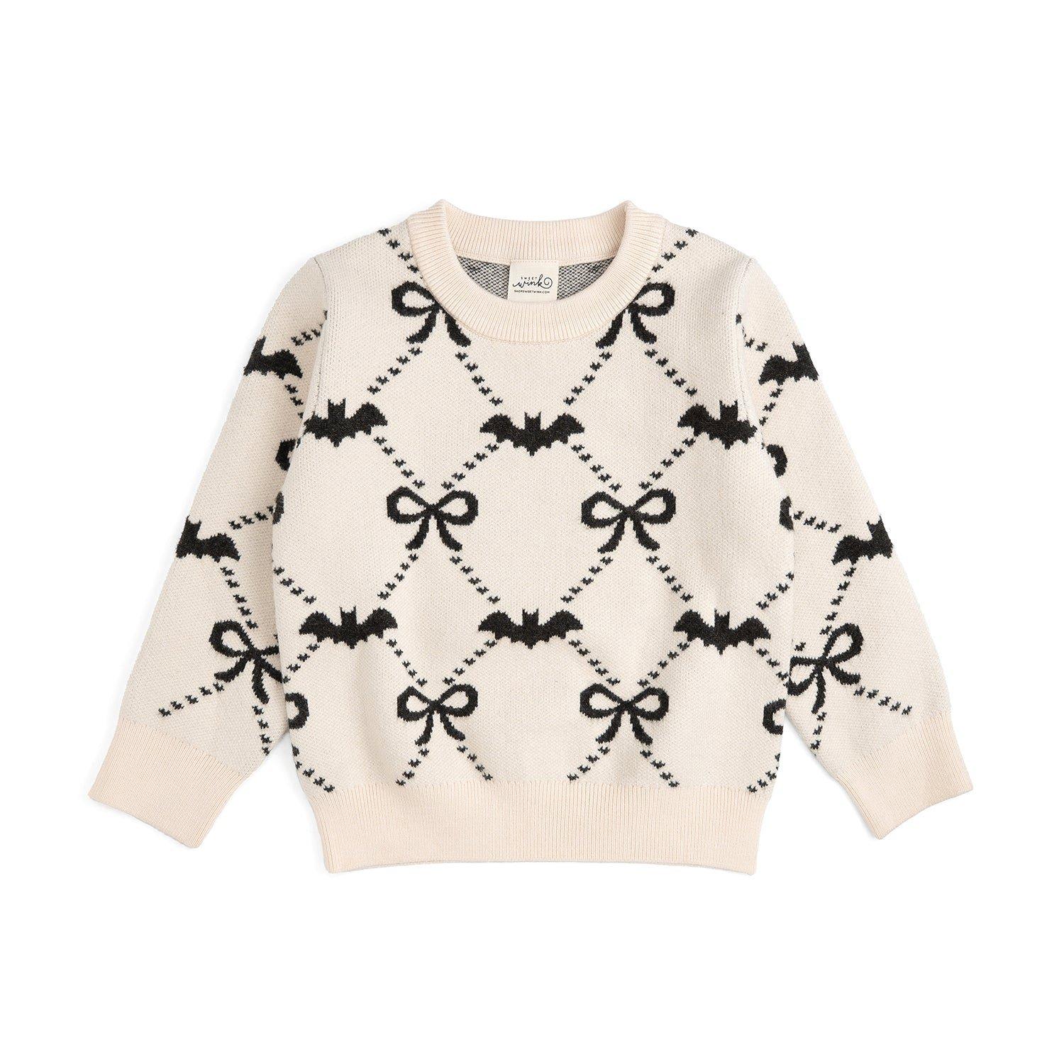 Bat Trellis Halloween Sweater image number 0