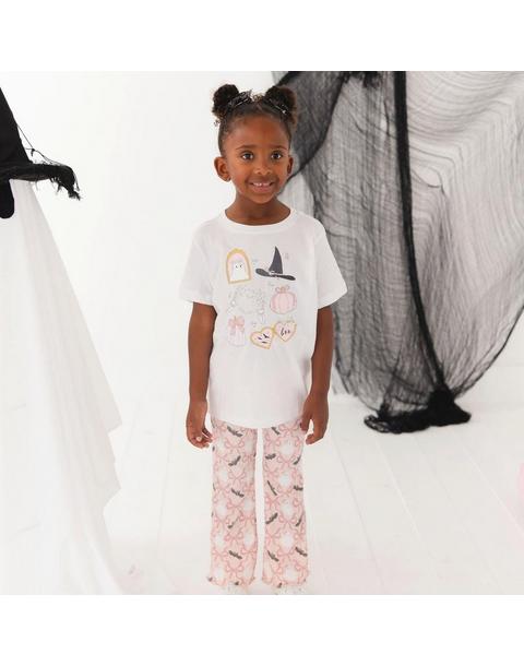 Spooky Girlie Halloween Short Sleeve T-Shirt