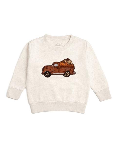Fall Truck Patch Sweatshirt
