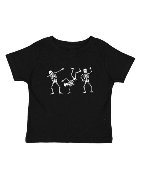 Glow In The Dark Silly Skelly Halloween Short Sleeve T-Shirt