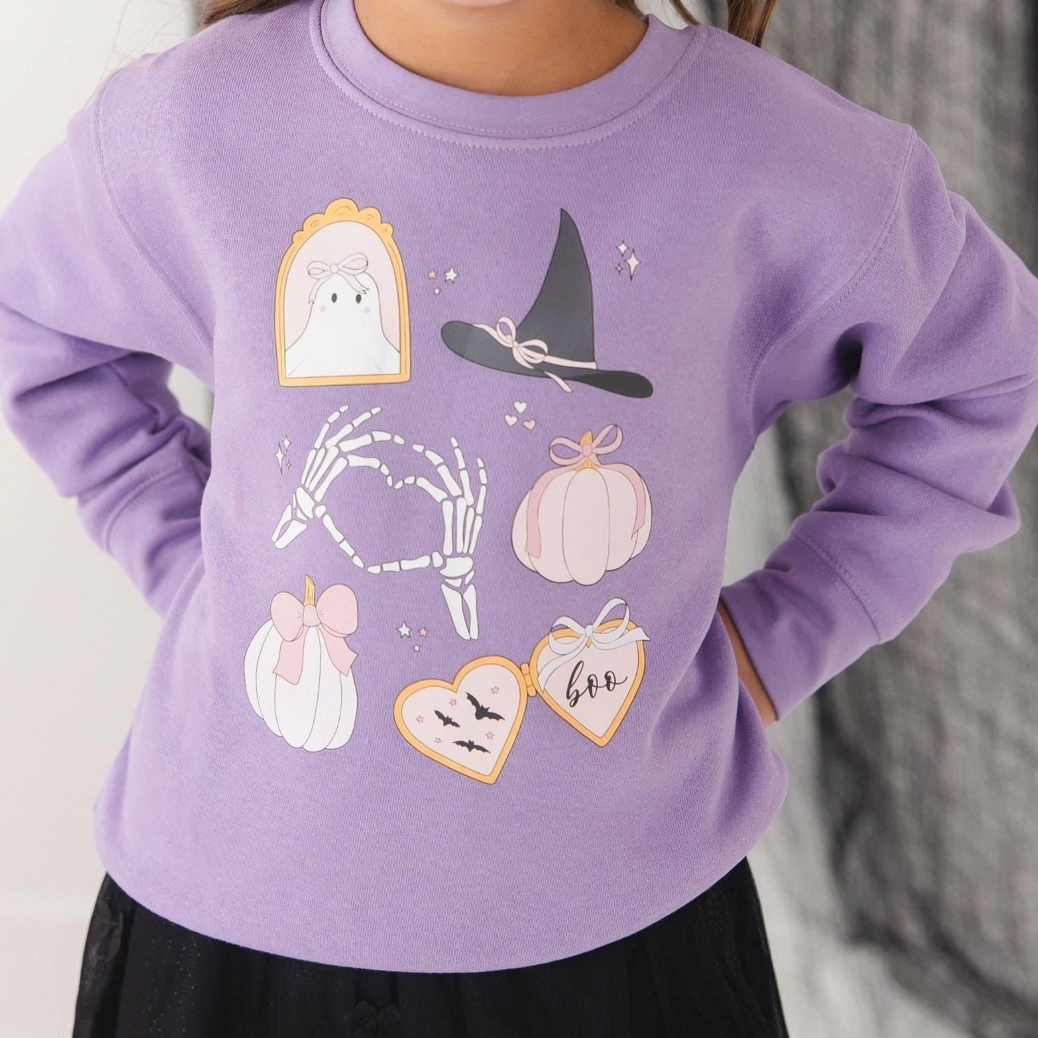 Spooky Girlie Halloween Sweatshirt image number 2