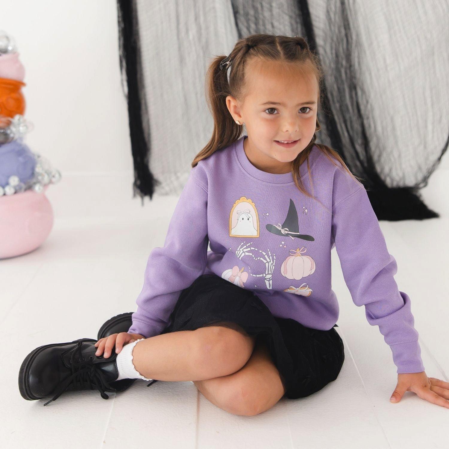 Spooky Girlie Halloween Sweatshirt image number 3