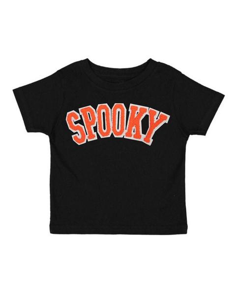 Spooky Orange Patch Halloween Short Sleeve T-Shirt