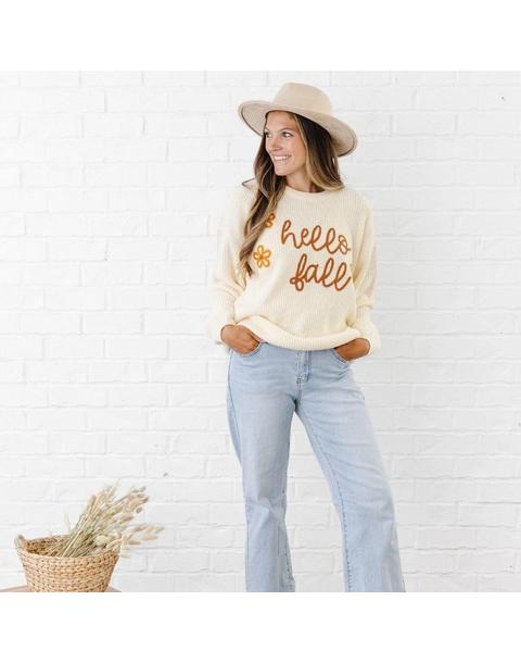 Hello Fall Knit Women's Sweater