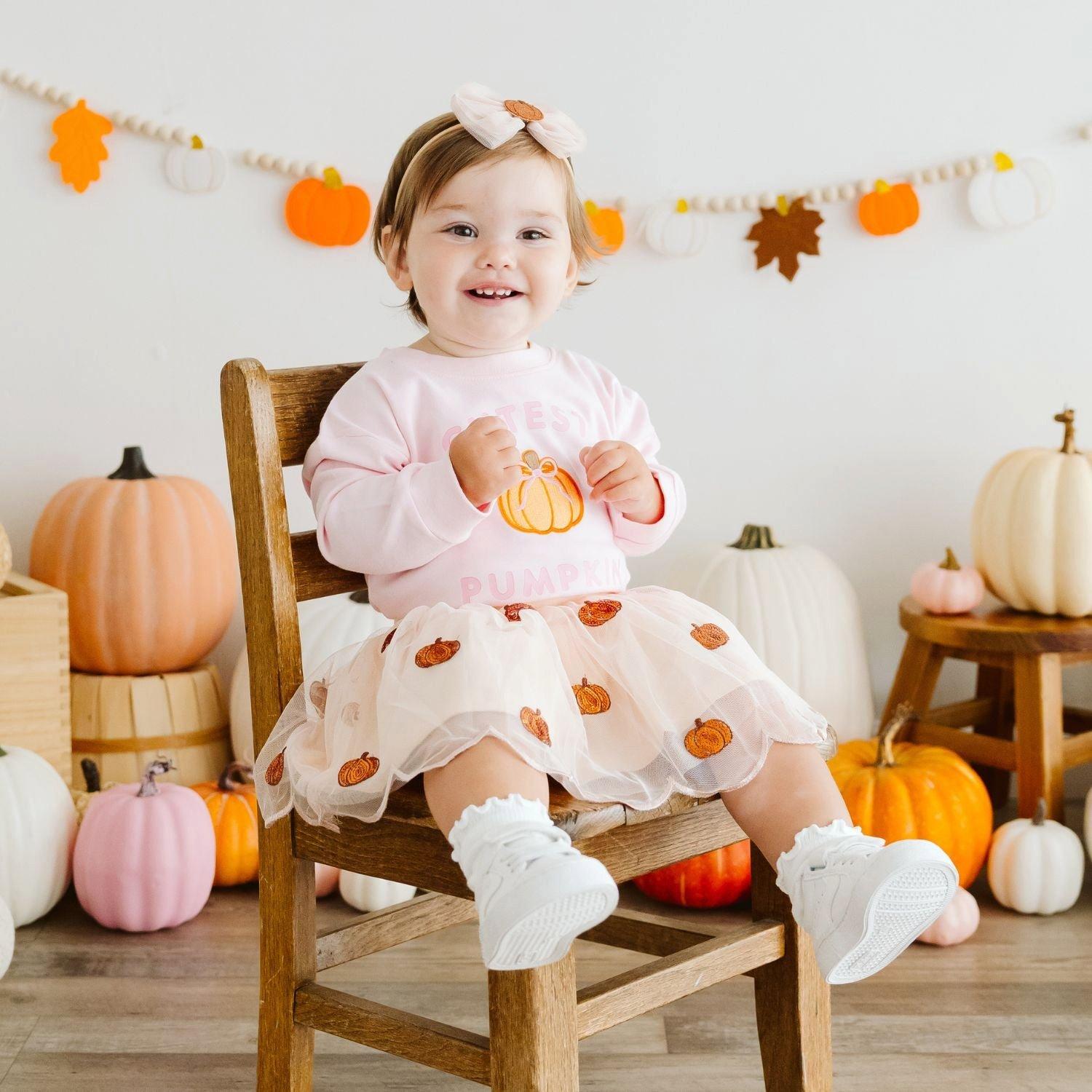 Cutest Pumpkin Patch Long Sleeve Romper image number 1