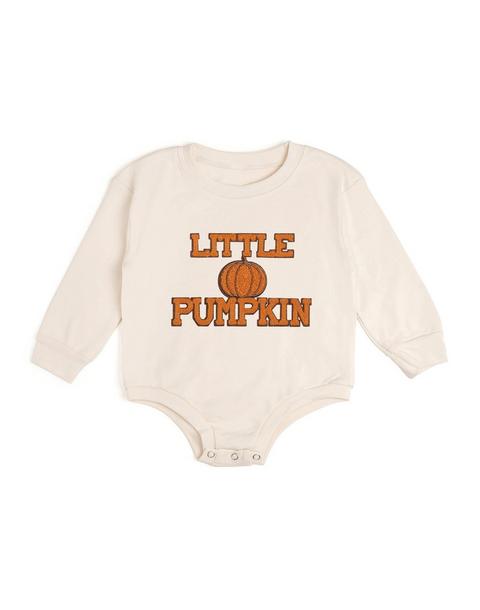 Little Pumpkin Patch Long Sleeve Romper