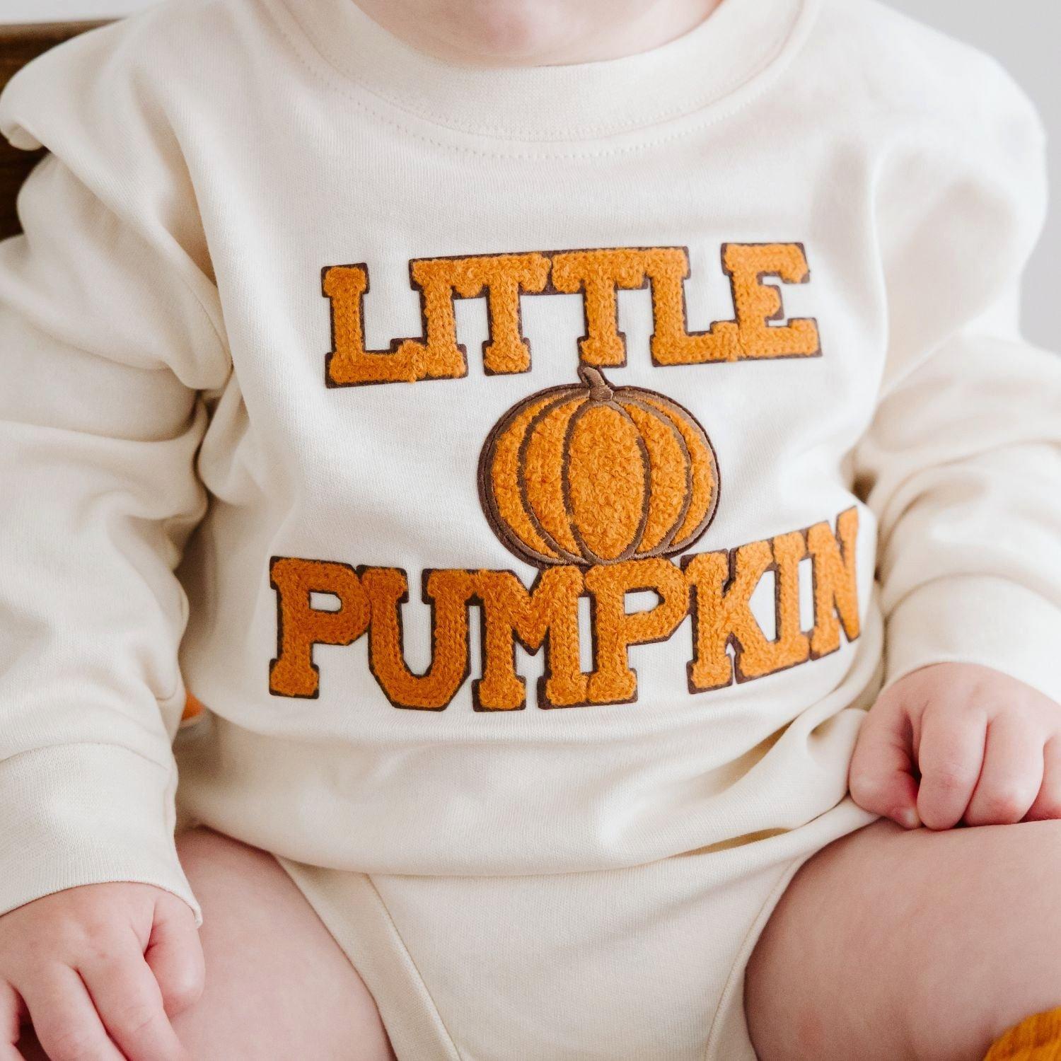Little Pumpkin Patch Long Sleeve Romper image number 2