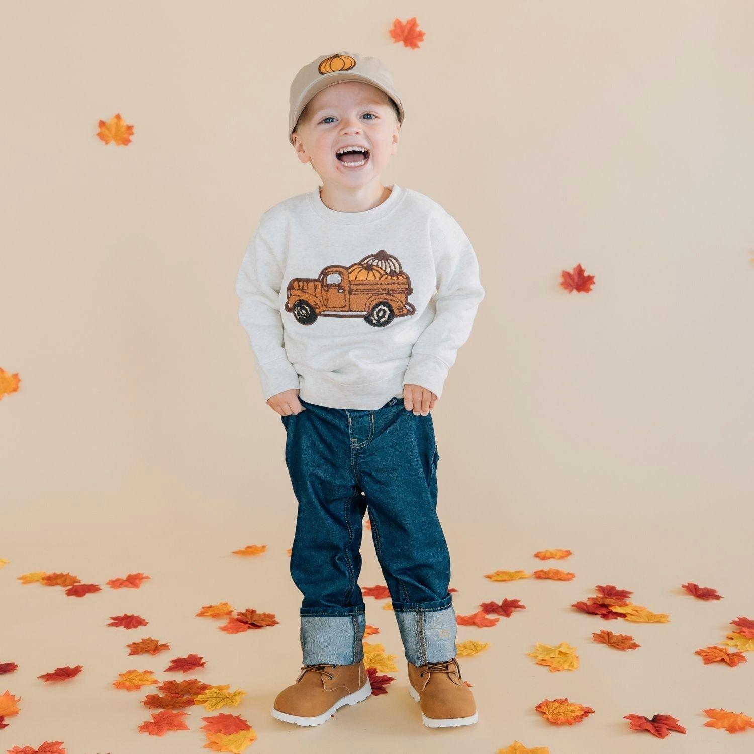 Embroidered Pumpkin Patch Baseball Hat image number 4