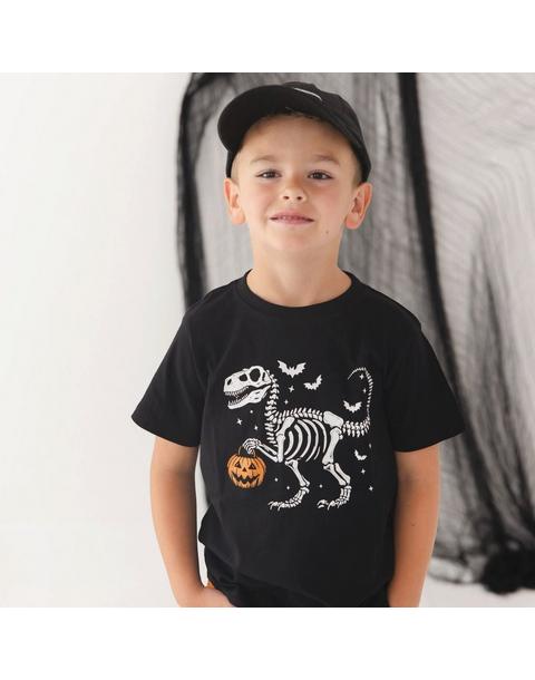 Dinosaur Skeleton Patch Halloween Baseball Hat