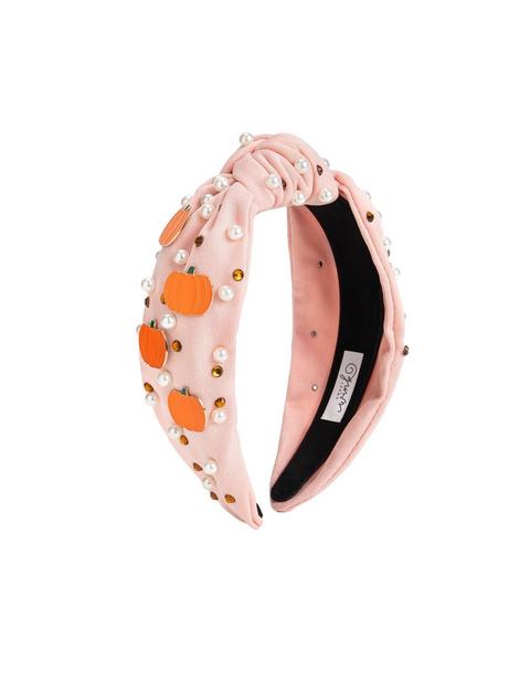 Pumpkin Pearl Gemstone Headband
