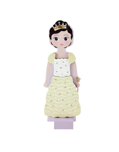 Charlotte Magnetic Wooden Dress Up Doll Set