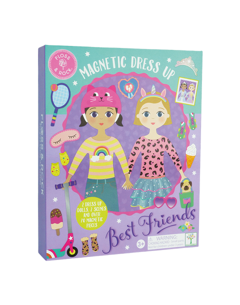 Best Friends Magnetic Dress Up Doll Set