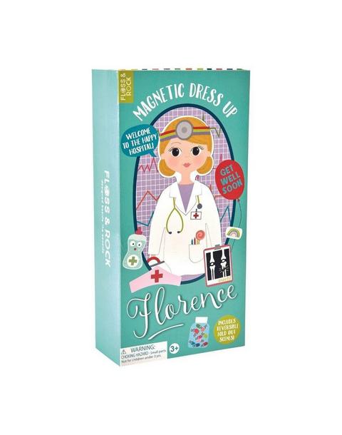 Florence Hospital Magnetic Dress Up Doll Set