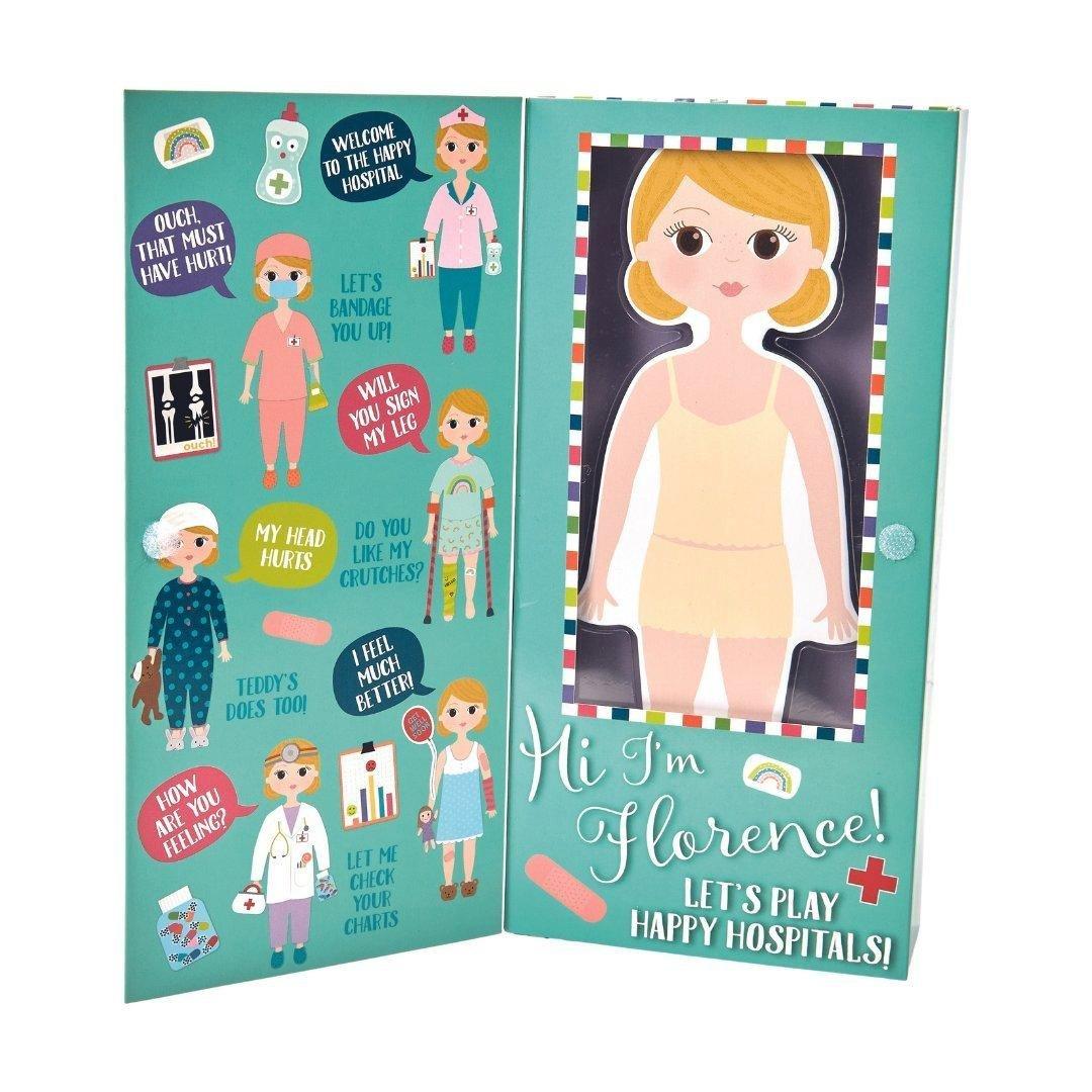 Floss & Rock Florence  Hospital Magnetic Dress Up Doll Set image number 1