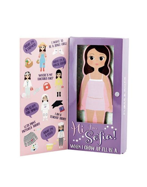 Sofia Magnetic Wooden Dress Up Doll Set