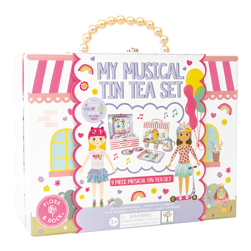 Floss & Rock Best Friends 9 Piece Musical Tea Set image number 3