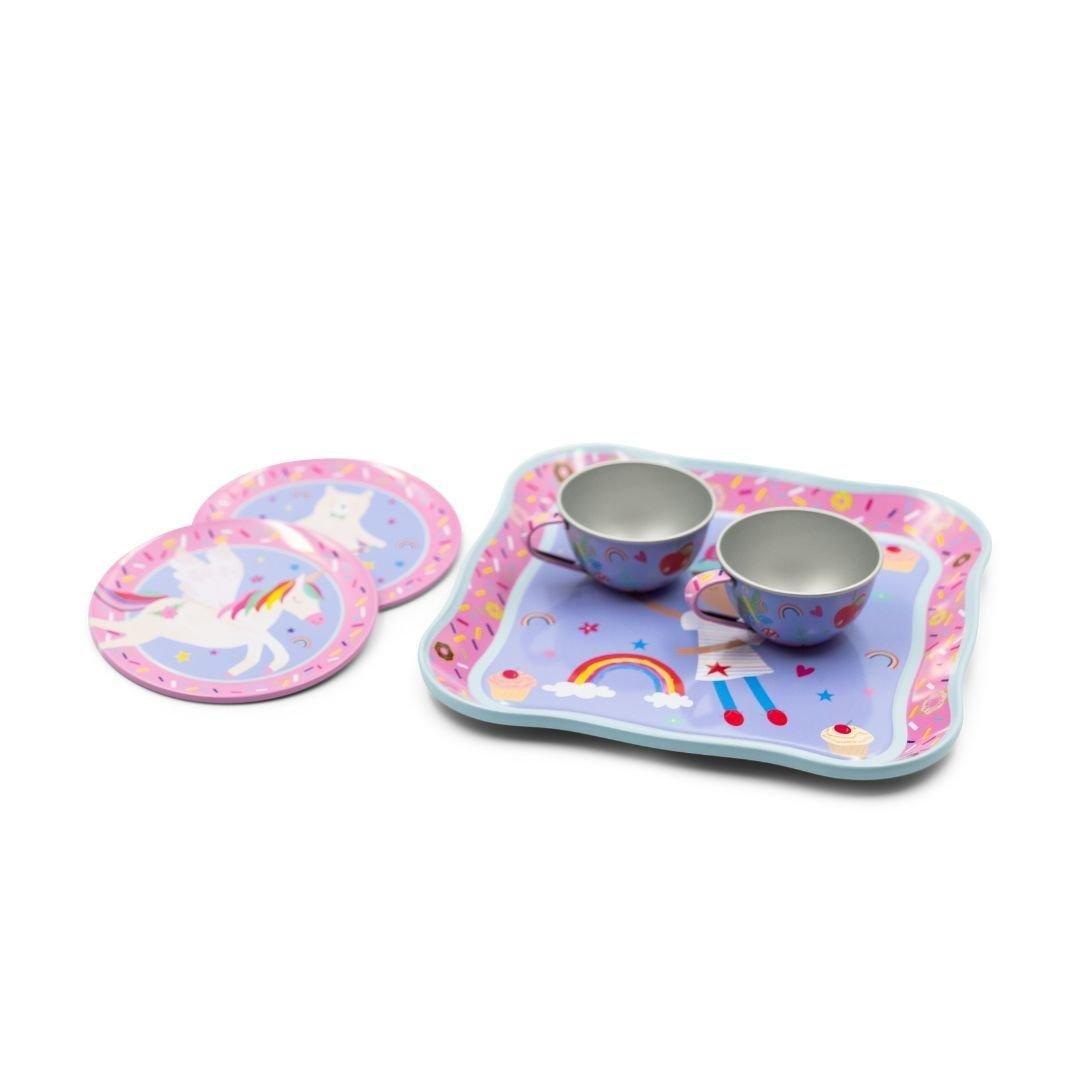 Floss & Rock Rainbow Fairy Tin 7 Piece Tea Set image number 3