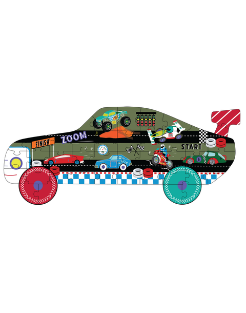 Racing Car 40 Piece Jigsaw Puzzle
