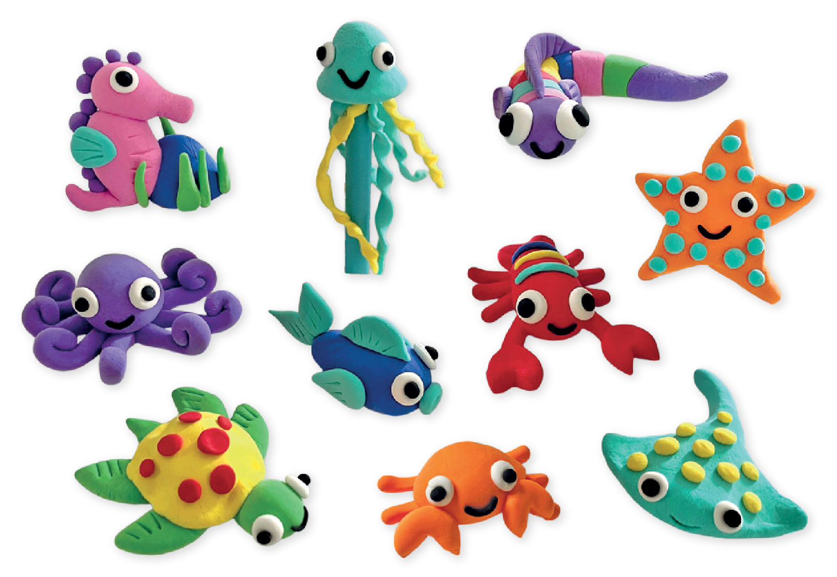 Floss & Rock Ocean Clay & Play image number 2
