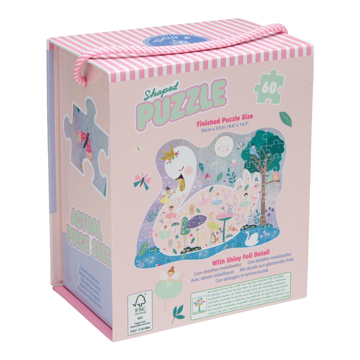 Floss & Rock Enchanted 60 Piece Shaped Jigsaw Puzzle image number 2