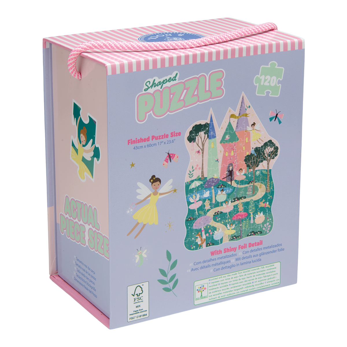 Floss & Rock Enchanted 120 Piece Shaped Jigsaw Puzzle image number 3