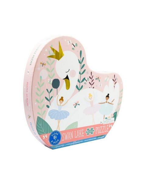 Enchanted Swan 40 Piece Shaped Jigsaw Puzzle