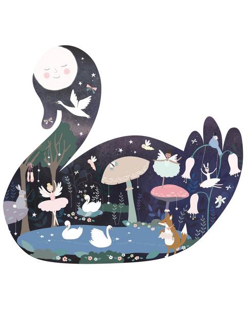 Enchanted Swan 40 Piece Shaped Jigsaw Puzzle