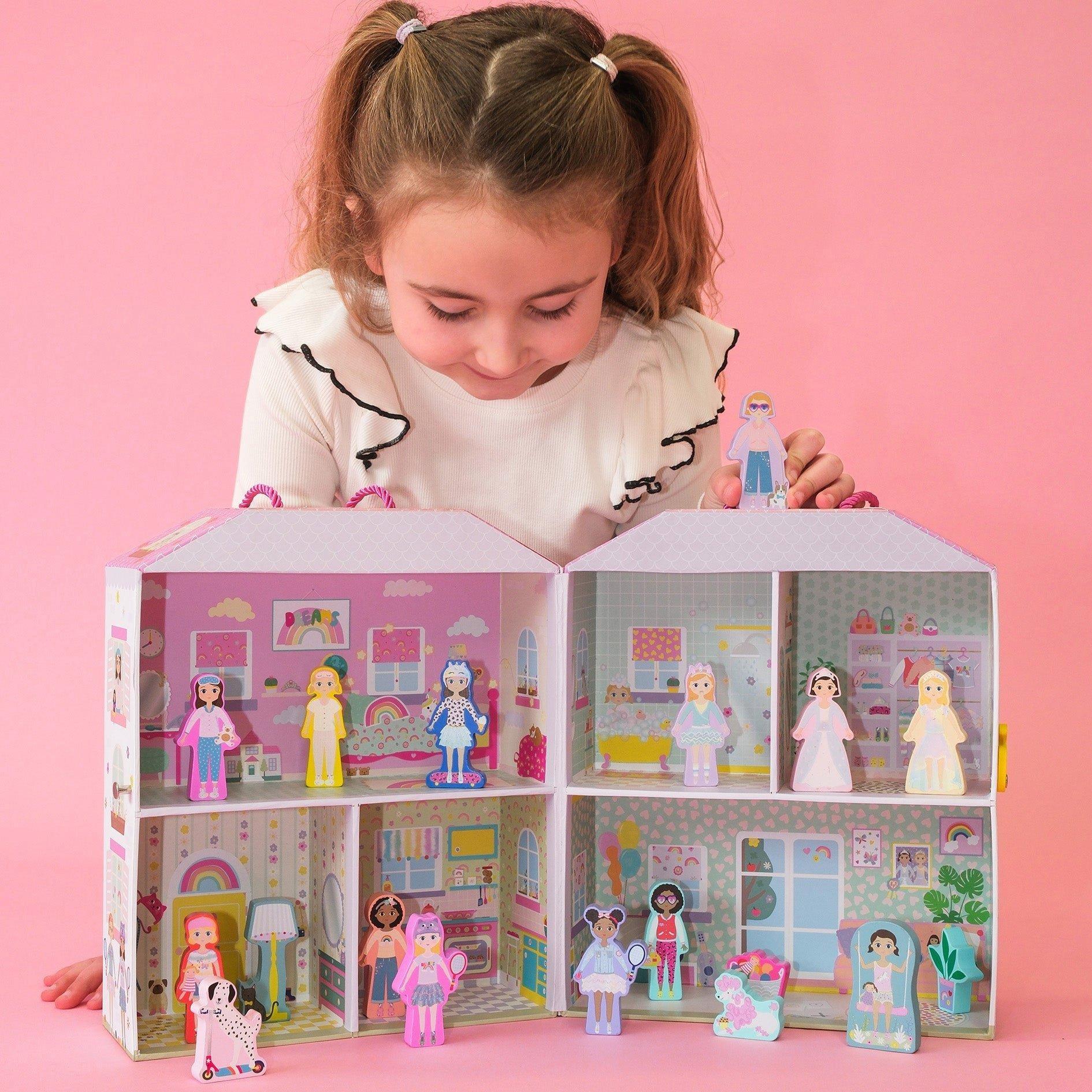 Floss & Rock Best Friends Portable Playhouse Play Set image number 1