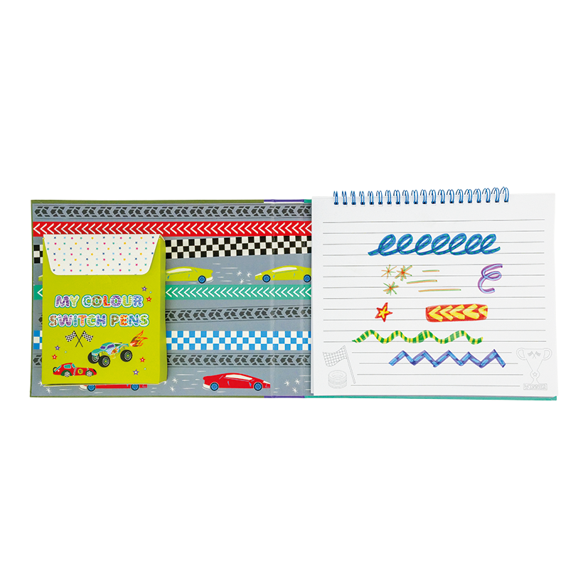 Floss & Rock Cars Color Switch Magic Activity Pad image number 2
