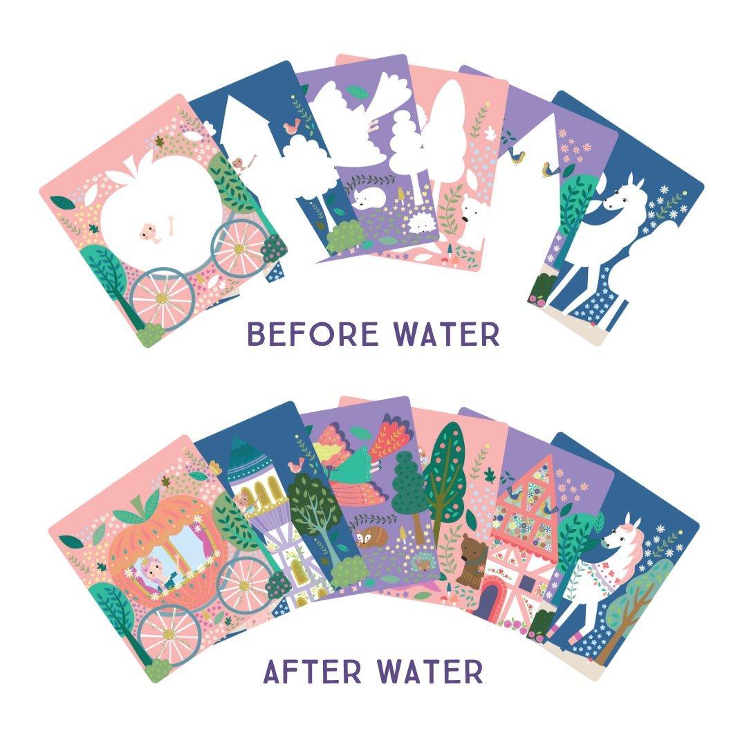 Floss & Rock Fairy Tale Magic Water Easel Pad with Pen image number 1