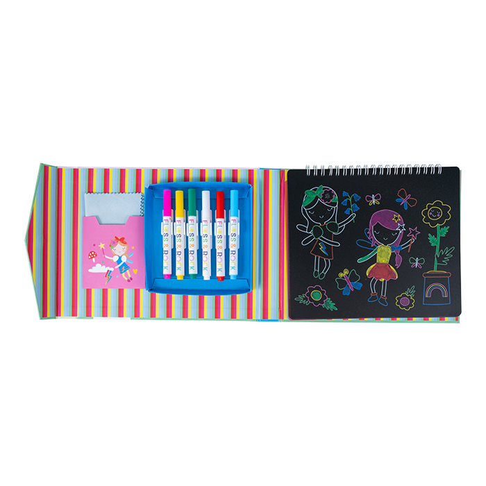 Floss & Rock Rainbow Fairy Chalkboard Sketchbook image number 1
