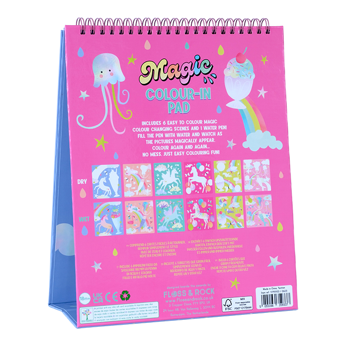 Floss & Rock Fantasy Magic Water Easel Pad with Pen image number 4