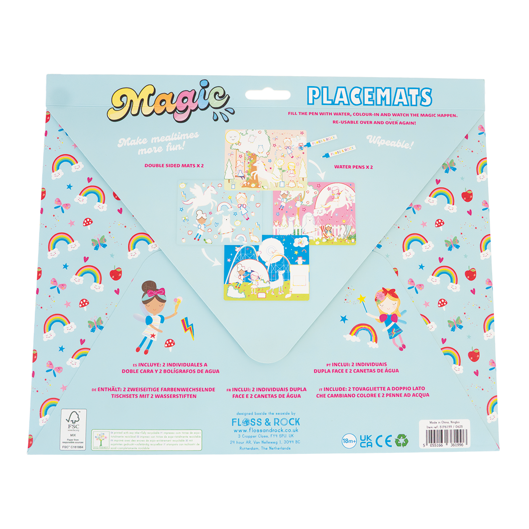 Floss & Rock Rainbow Fairy Magic Water Placemat image number 4