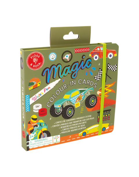 Cars Magic Water Color Changing Card Set