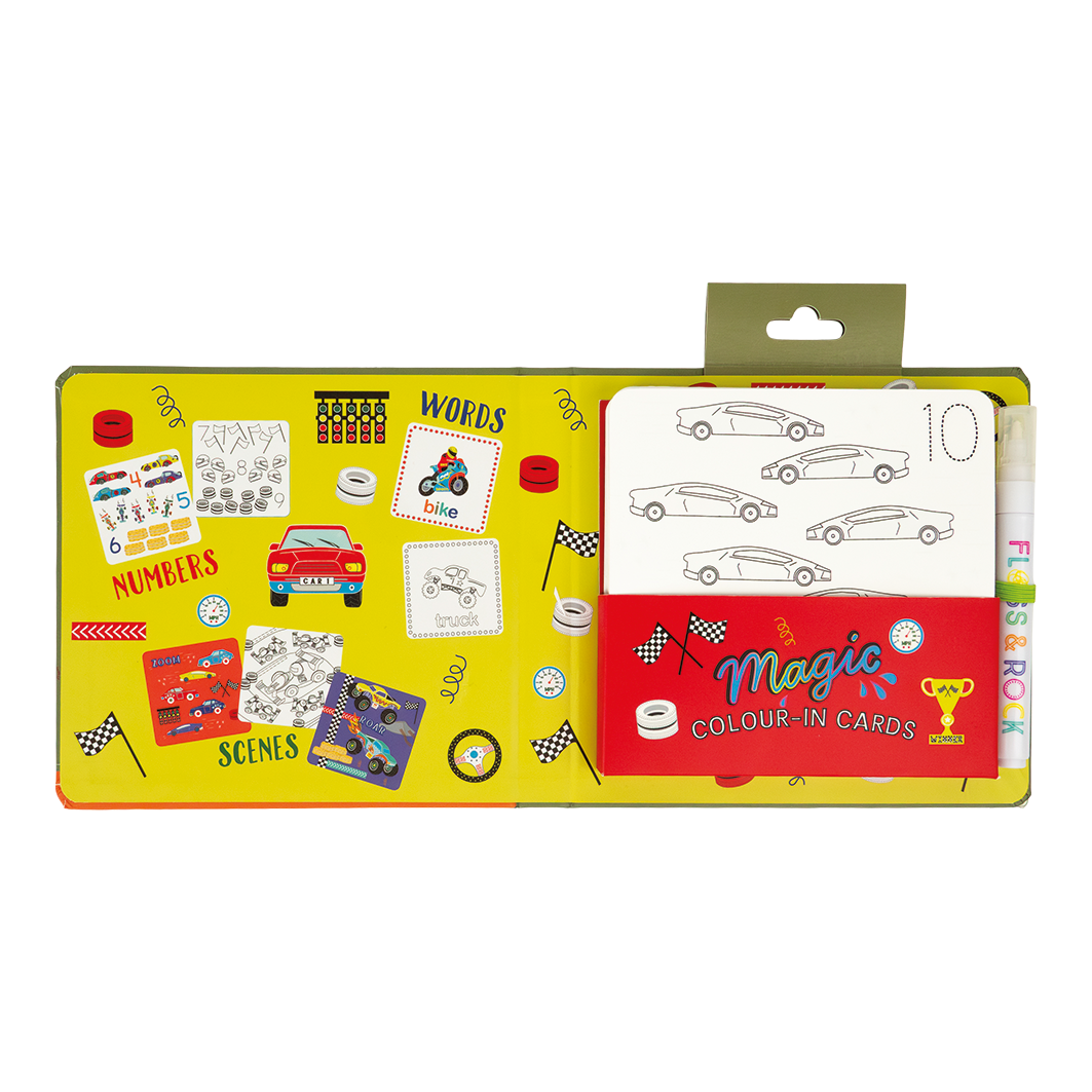 Floss & Rock Cars Magic Water Color Changing Card Set image number 2
