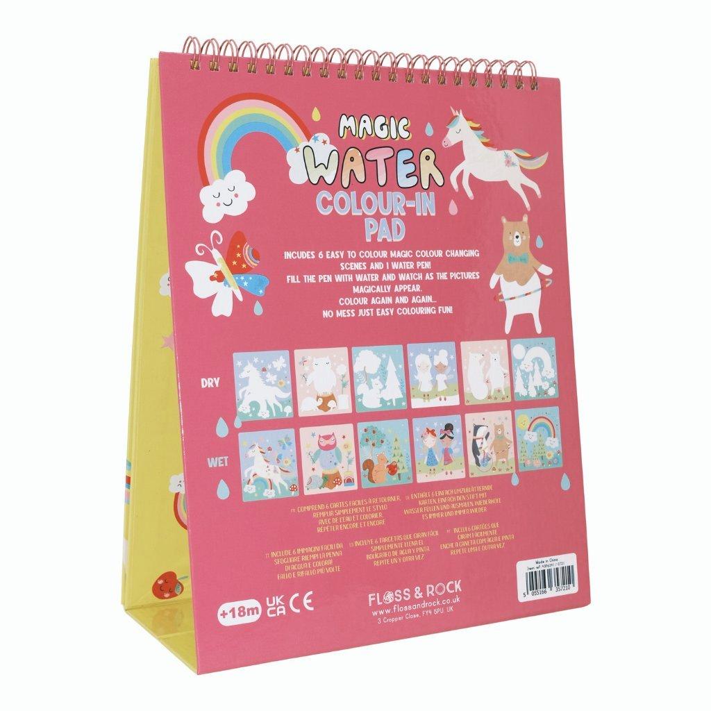 Floss & Rock Rainbow Fairy Magic Water Easel Pad with Pen image number 2