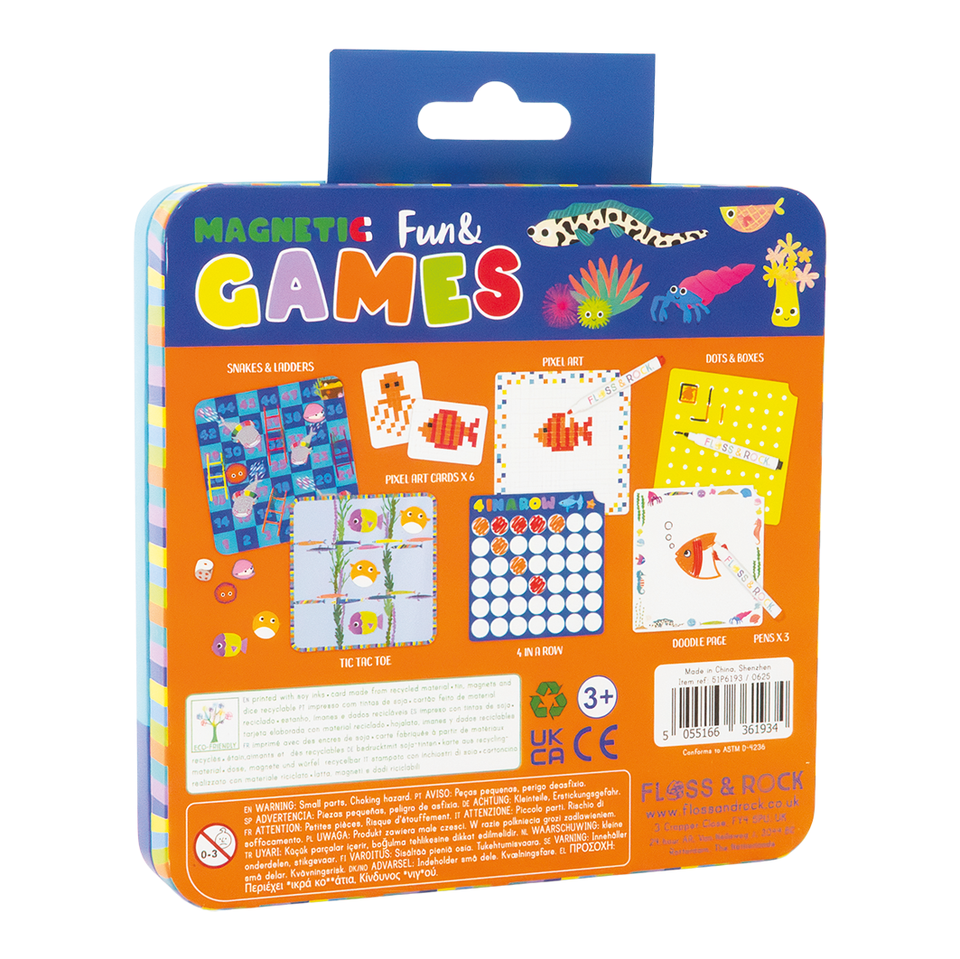 Floss & Rock Ocean Magnetic Games Tin image number 4