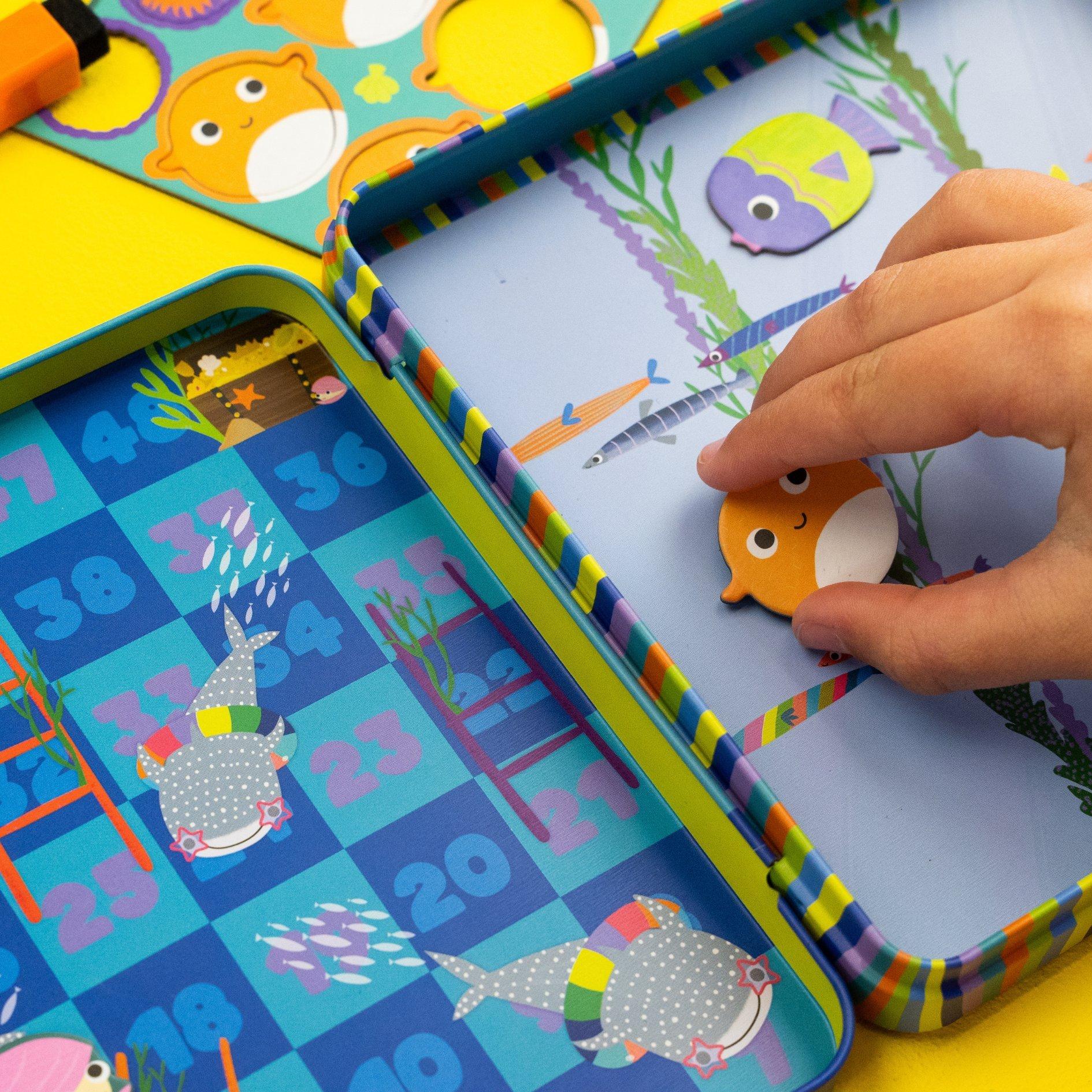Floss & Rock Ocean Magnetic Games Tin image number 1