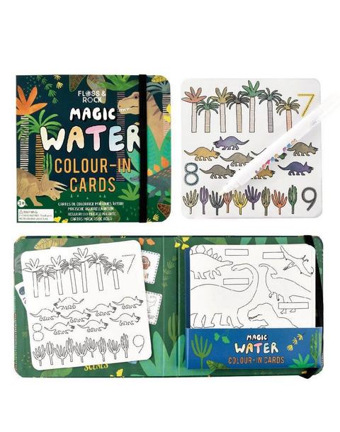Dinosaur Magic Water Color Changing Card Set