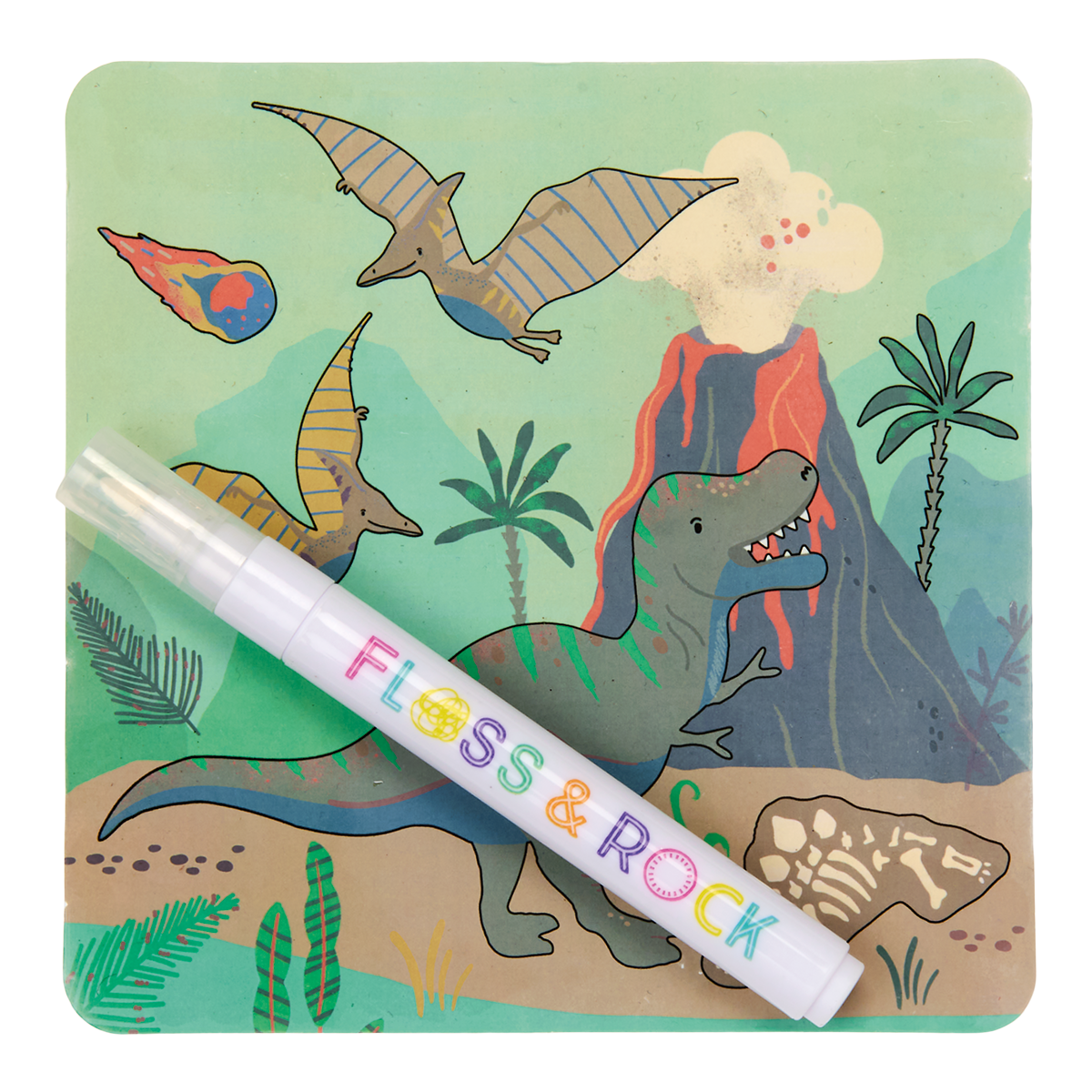 Dinosaur Magic Water Color Changing Card Set image number 2