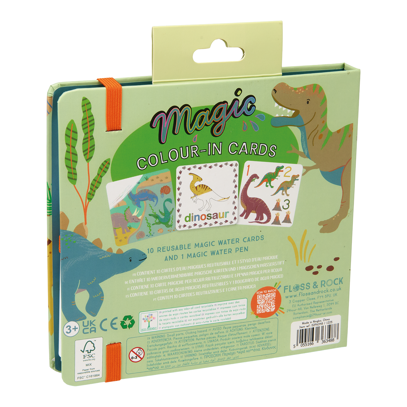 Dinosaur Magic Water Color Changing Card Set image number 3
