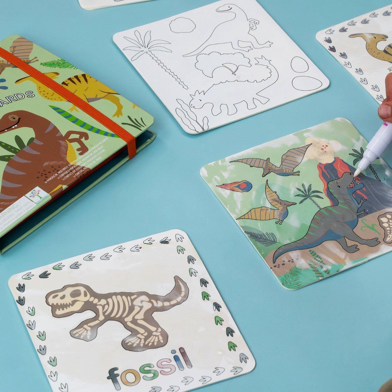 Dinosaur Magic Water Color Changing Card Set image number 4