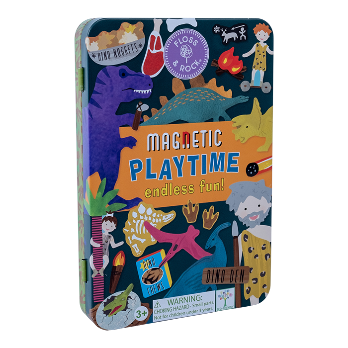 Floss & Rock Dinosaur Magnetic Playtime Tin image number 0