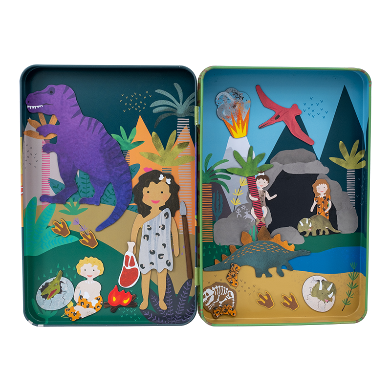 Floss & Rock Dinosaur Magnetic Playtime Tin image number 2
