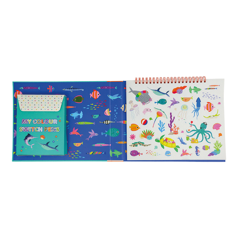 Floss & Rock Ocean Color Switch Magic Activity Pad image number 3