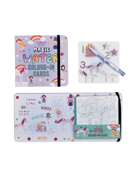 Fairy Unicorn Magic Water Color Changing Card Set