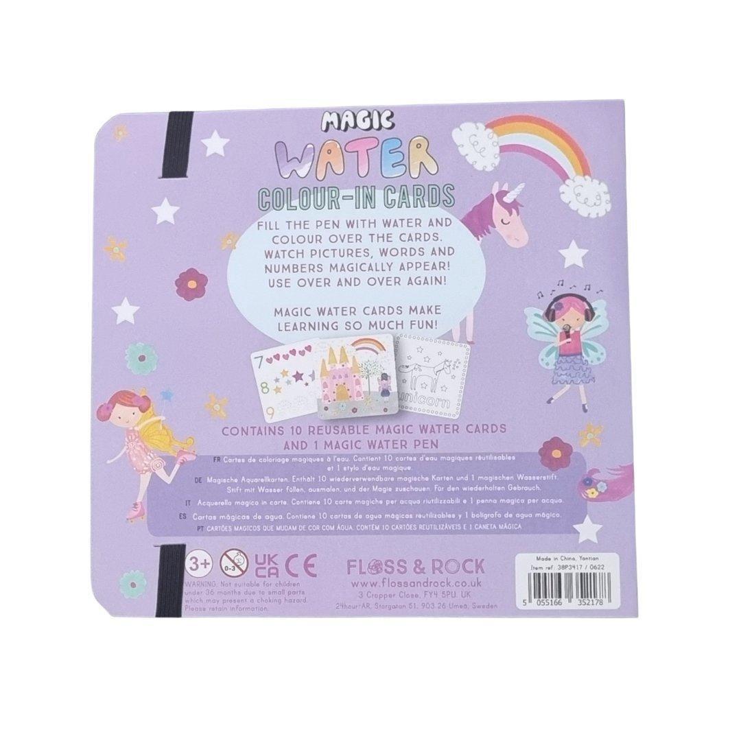 Floss & Rock Fairy Unicorn Magic Water Color Changing Card Set image number 1